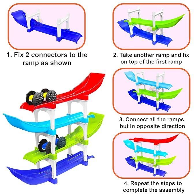 Ramp Racer , Multi level Ramp Racing Car Toy Set